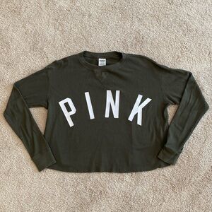 VS PINK Waffle Knit Top
